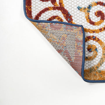 Atrani Scroll Trellis Indoor/outdoor Area Rug